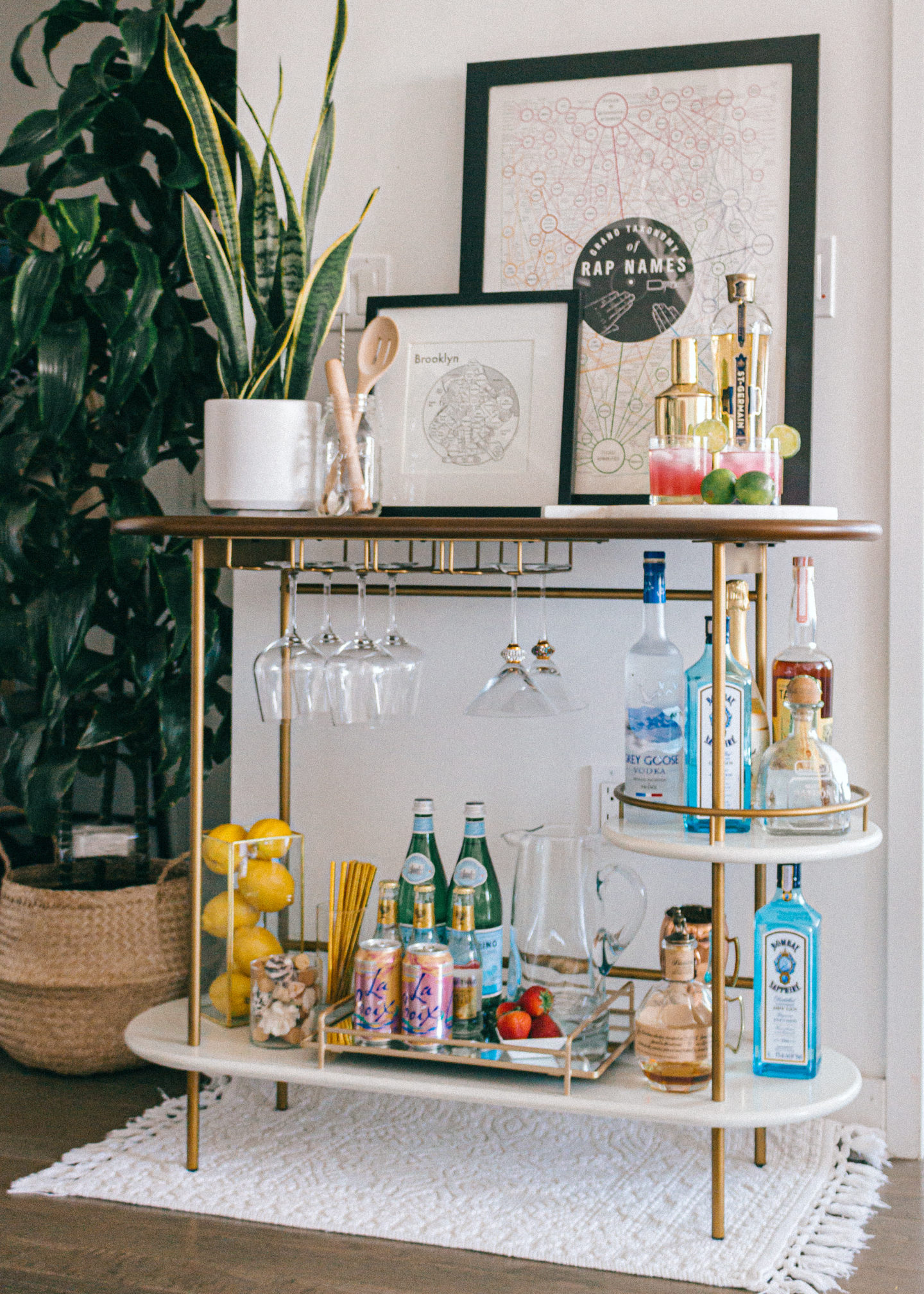 Bar Cart Styling - Melissa Frusco